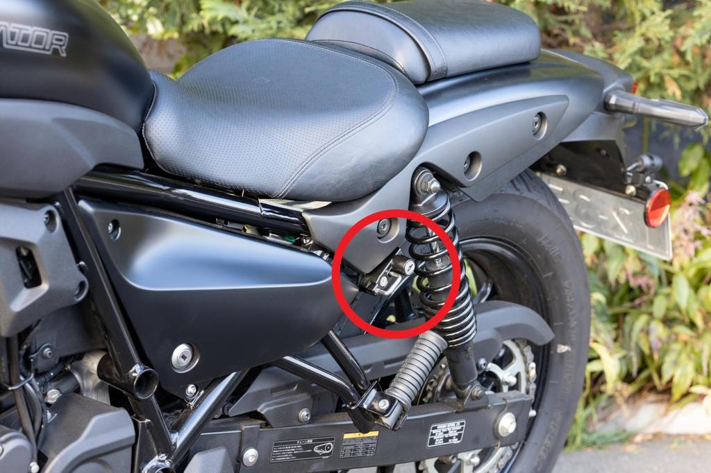 Kijima 303-1617 Motorradhelm-Schloss, Schwarze Ausführung, Für Eliminator/Eliminator SE