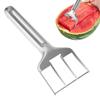 With Handle Stainless Steel Watermelon Slicer Handheld Watermelon Cutter  Kitchen Use