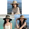Summer Straw Hat For Women With Wide Brim And Adjustable Fit For Beach And Sun Protection