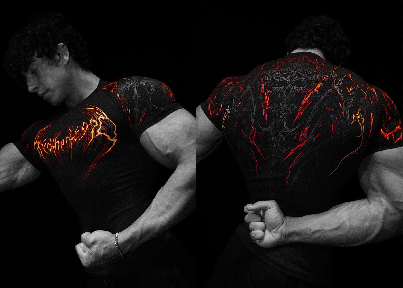 Breathedivinity Men s Quick-Dry Athletic Compression T-Shirt, Short Sleeve, Breathable & Elastic. XX-Large