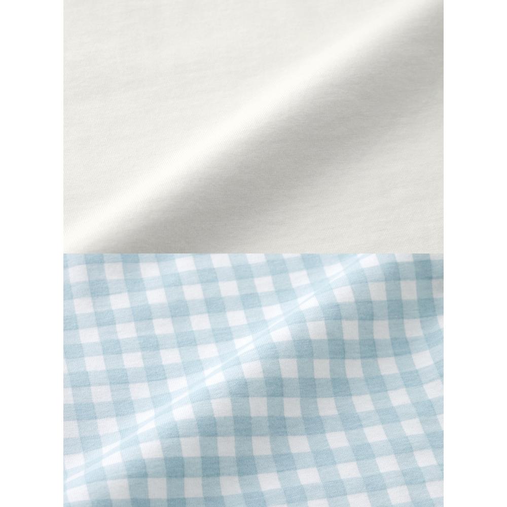 GU by Uniqlo Girls Cotton Lounge Set  Short Sleeve   Shorts   Ice Cream 