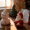 Santa/Snowman Figure Silicone Mold For Handmade Candle Soap Making Christmas Theme Candle Silicone Mould For Epoxy Resin