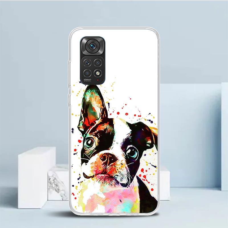 French Bulldog Dog Pug Phone Case For Xiaomi Redmi Note 15 14 14S 13 12S 12 Pro Plus 11S 11 11T 11E 10S 10 + Soft TPU Back Cover