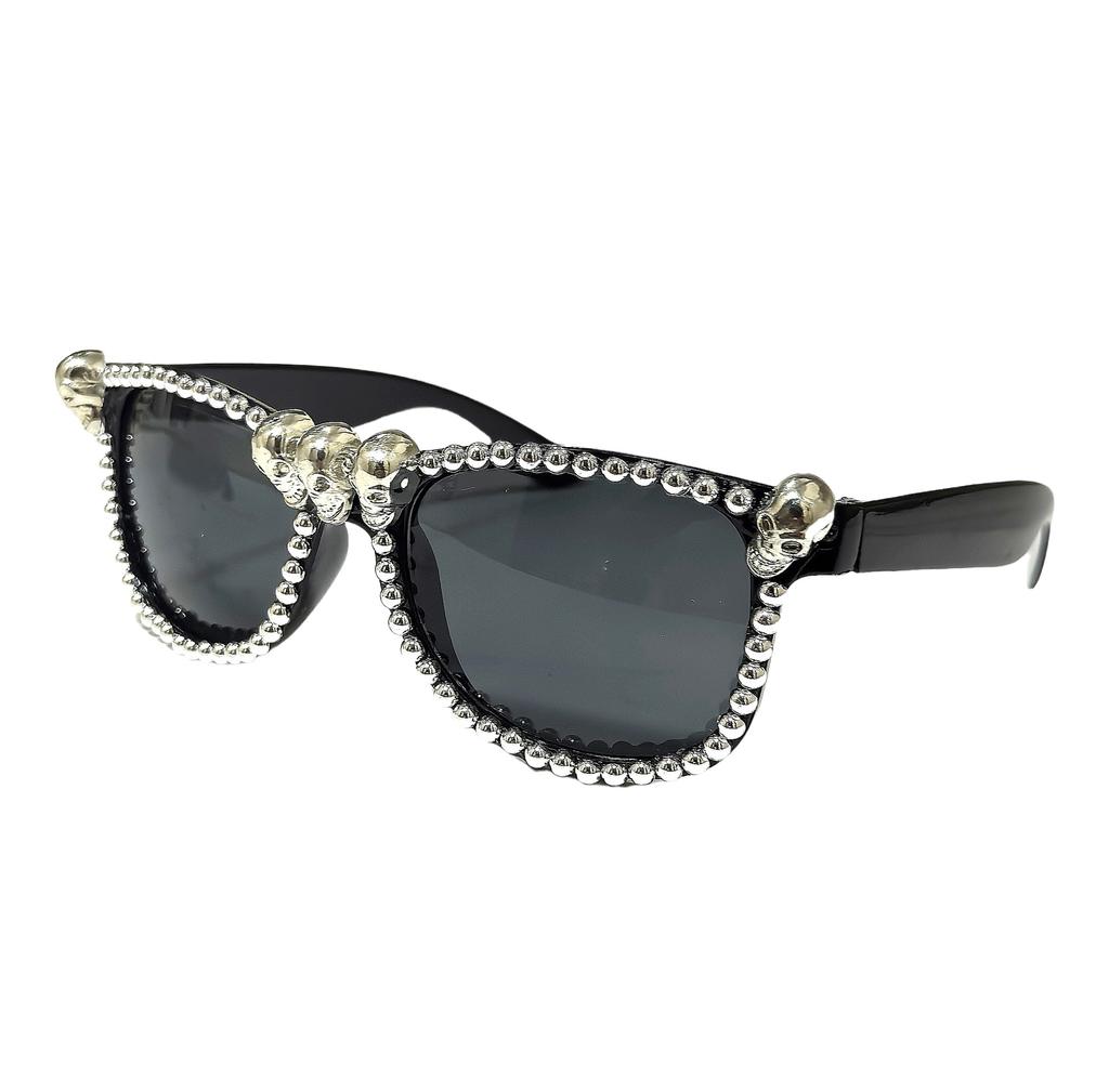 Trendy New Diamond-Encrusted Skull Sunglasses Fashionable Adult Decorative Sunglasses Party And Holiday Decorative Sunglasses