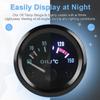 2" 52mm Oil Temp Temperature Gauge Meter Kit 50-150℃ Digital LED Display DC12V for Car Truck Vehicle Automotive
