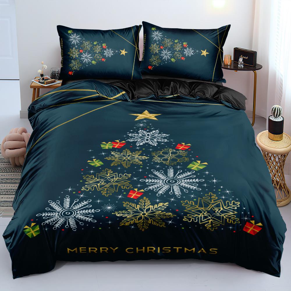 2/3pcs Bedding Set Digital Print Comfortable Duvet Cover for Home Bedroom Decoration, 1 Duvet Cover and 2pillowcase with Zippers