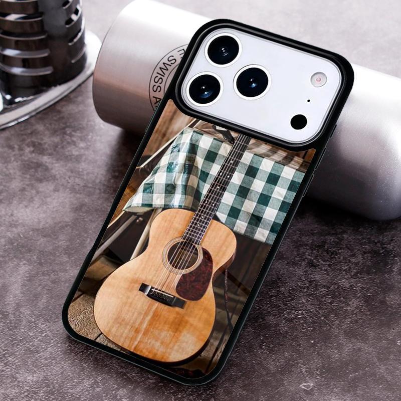 Rustic-Sepia-Guitar Phone Case For iPhone 17,16e,15,14,13,12,11,Mini,Pro,MAX soft Silicone Cover