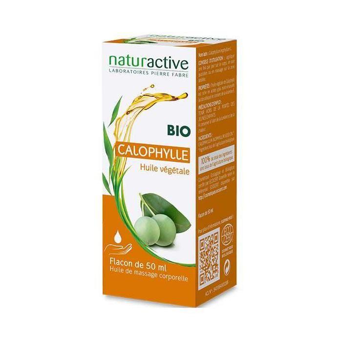 Huile Végétale Bio - NATURACTIVE - Calophylle - 50ml - Vegan - Apaisante et Protectrice