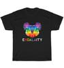 EKOALATY Koala Rainbow Flag LGBTQ Gay Lesbian Pride T-Shirt Unisex Tee Gift NEW