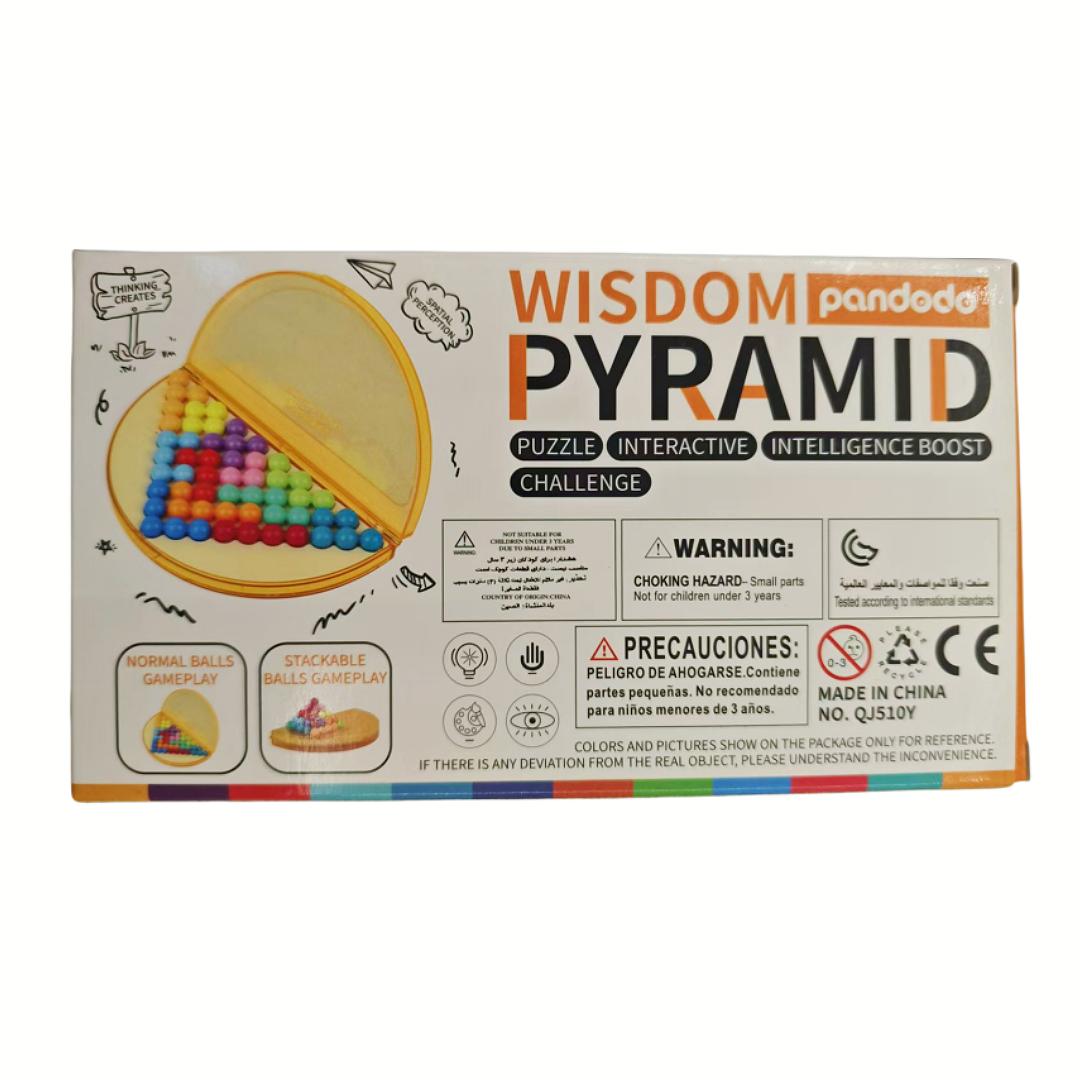 

Smart Pyramid, Foldable Storage Puzzle, Interactive Puzzle, Spatial Thinking Training Board Game, Family Party Game, Present