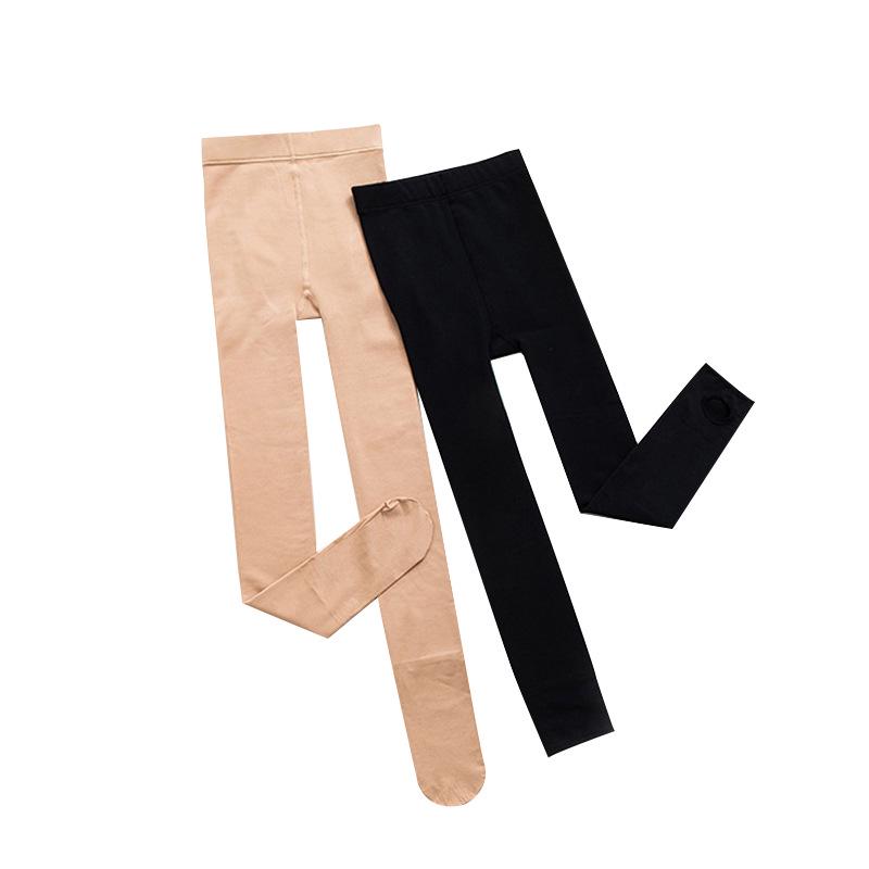 Velvet Nude Pantyhose for Women - Thick, Flesh-Colored Leggings for Spring, Autumn & Winter