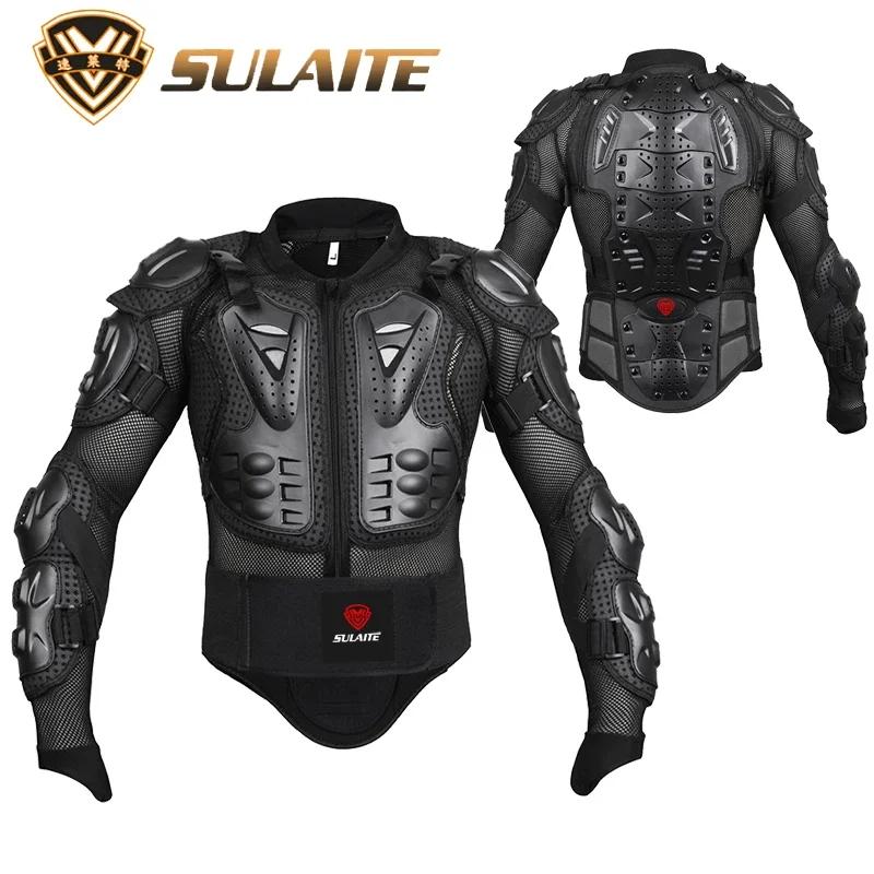 Sulaite Motorcycle Jacket Racing Riding Armor Protector ATV Motocross Body Protection Jackets Enduro Clothing Protective Gear M
