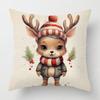 Decorative Cushion Home Living Room Decor Throw Pillow Cover 40*40 40X40Cm 60X60Cm 45X45Cm 50X50Cm Plant Winter Merry Christmas