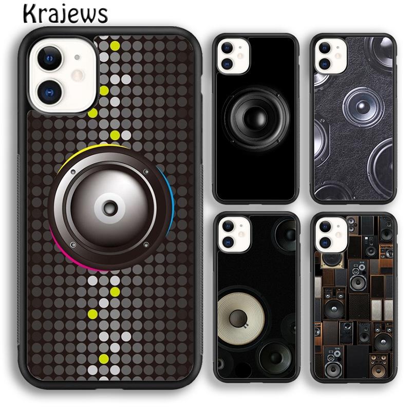 Krajews Massive Music Speakers Phone Case Cover For IPhone 18 17 Air 16 15 14 plus 11 12 13 pro max coque Shell Fundas