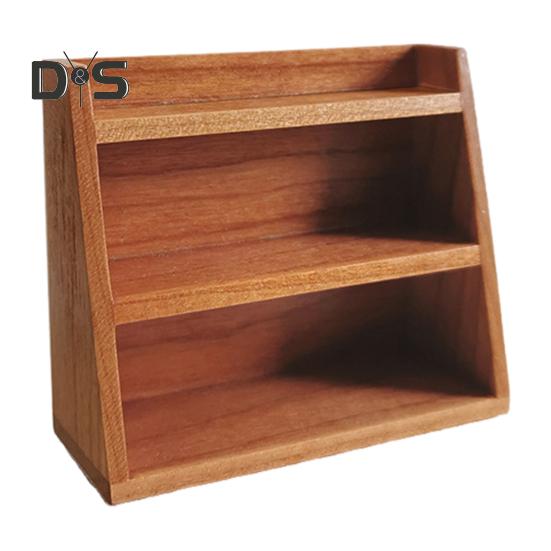 

Мініатюрна модель полиці, меблі для лялькового будиночка, міні-дерев’яна стійка для зберігання, удавана гра, мініатюрна настінна полиця для лялькового будиночка у масштабі 1/6 1/12 світло-коричневого кольору