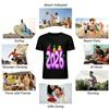 2026 Berry Themed New Year Loose Printed Top For Men And Women Pure cotton T-shirt