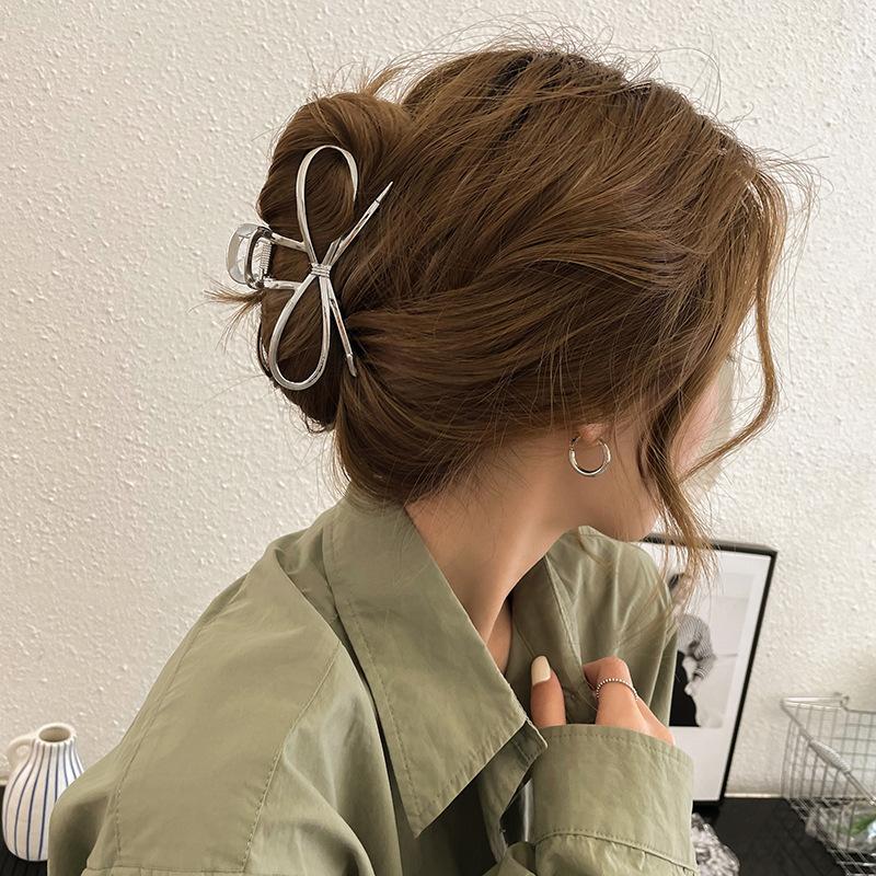 

Винтажные большие металлические заколки для волос, модные геометрические полые когти для волос для женщин, головные уборы для девочек, вечерние украшения для волос, подарок