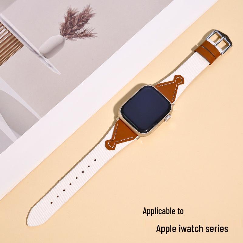 Джинсовый ремешок-бабочка для Apple Watch (Серия iWatch) 44mm/45mm/49mm Universal
