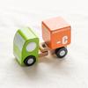 Kids Mini Wooden Cars Truck Aircraft Model Toy Montessori Wooden Education Colorful Vehicle Toys Simulation Cars Decoration Gift
