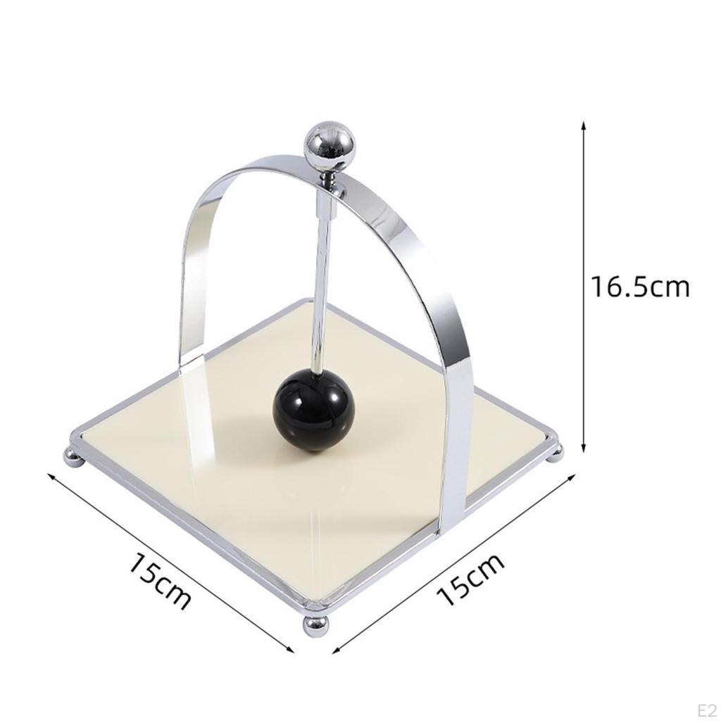 Home Napkin Holder Simple Smooth Paper Organizer Portable Iron Tissue Rack Storage for