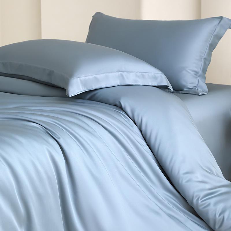 Summer Cooling Tencel Lyocell Ice Silk Bedding Set (4-Piece)