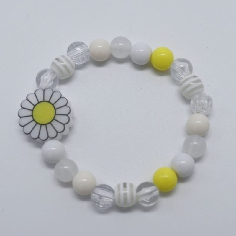 BONBEAU Kitsch Gänseblümchen Perlen Armband