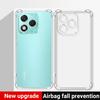 For Honor 400 Lite 400Lite 5G Case Shockproof Transparent Silicone Soft Airbag TPU Phone Case For Honor 400 Lite Protect Cover