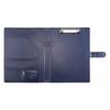 Elegant PU Leather Document Folder With Secure Magnetic Buckle Closure And Place Sign Ones Name Pen Storage Folder A4 Folder