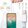 MFI-zertifiziertes Lightning-Kabel für 14 13 12 11 Pro Max X XS XR 6 7 8 5 SE iPad Schnellladekabel Daten-USB-Kabel