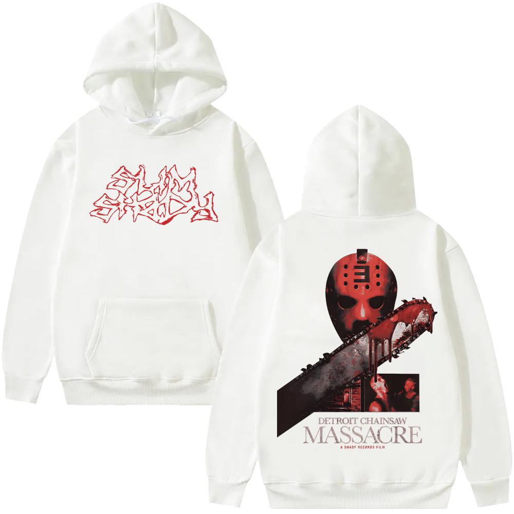 Eminem Massacre Hoodie Men Casual Vintage Pullover Man Hip Hop Hoodie Mens Fashion Oversized Sweatshirt Gothic Unisex Streetwear