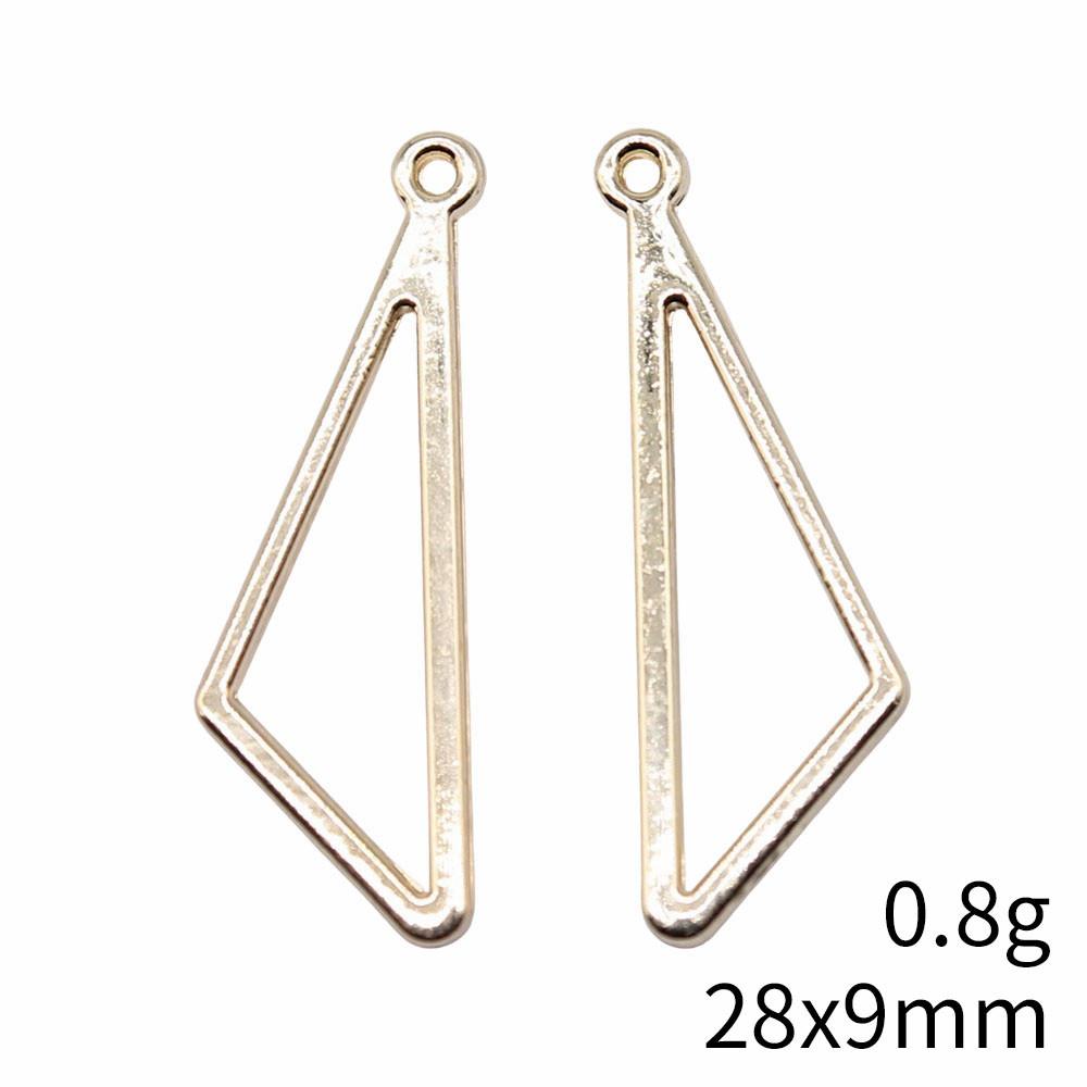 Wedding Anniversary Charms For Italian Bracelet Geometric Hollow Charms Pendant Women's Clothing Pendant Accessories