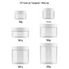 PET Transparent Wide-Mouth Cream Jar for Masks