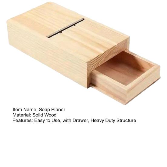 Handmade Soap Planer with Drawer Box Wooden Candles Loaf Soap