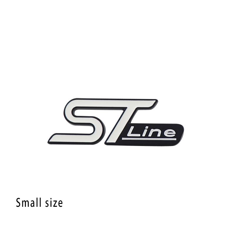 3D ST Line for Car Fender Side trunk Nameplate Decal Emblem Badge Sticker