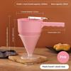1200Ml Stainless Steel Funnel Dispenser With Rack Cupcake Pancake Batter Maker Octopus Fish Ball Home Kitchen Baking Goods Tools