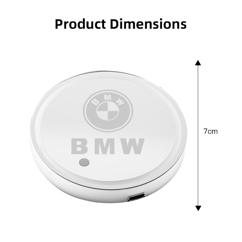 BERV3 Car Smart Illuminated Coaster Water Cup Bottle Holder Anti-slip Pad Auto StickeFor BMW X1 X2 X3 X5 X4 X6 X7 iX3 F20 F10 F07 E70