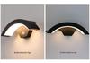 LED Waterproof Outdoor Wall Lamp with Motion Sensor for Courtyard, Gate Posts, Villas, Hotels, Corridors, and Hallways.