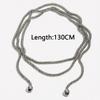 Roestvrij Staal Creatieve Ronde Bal Hanger Ketting voor Mannen Vrouwen Meerdere Lagen Kralen Lange Kwast Ketting Ketting Sieraden
