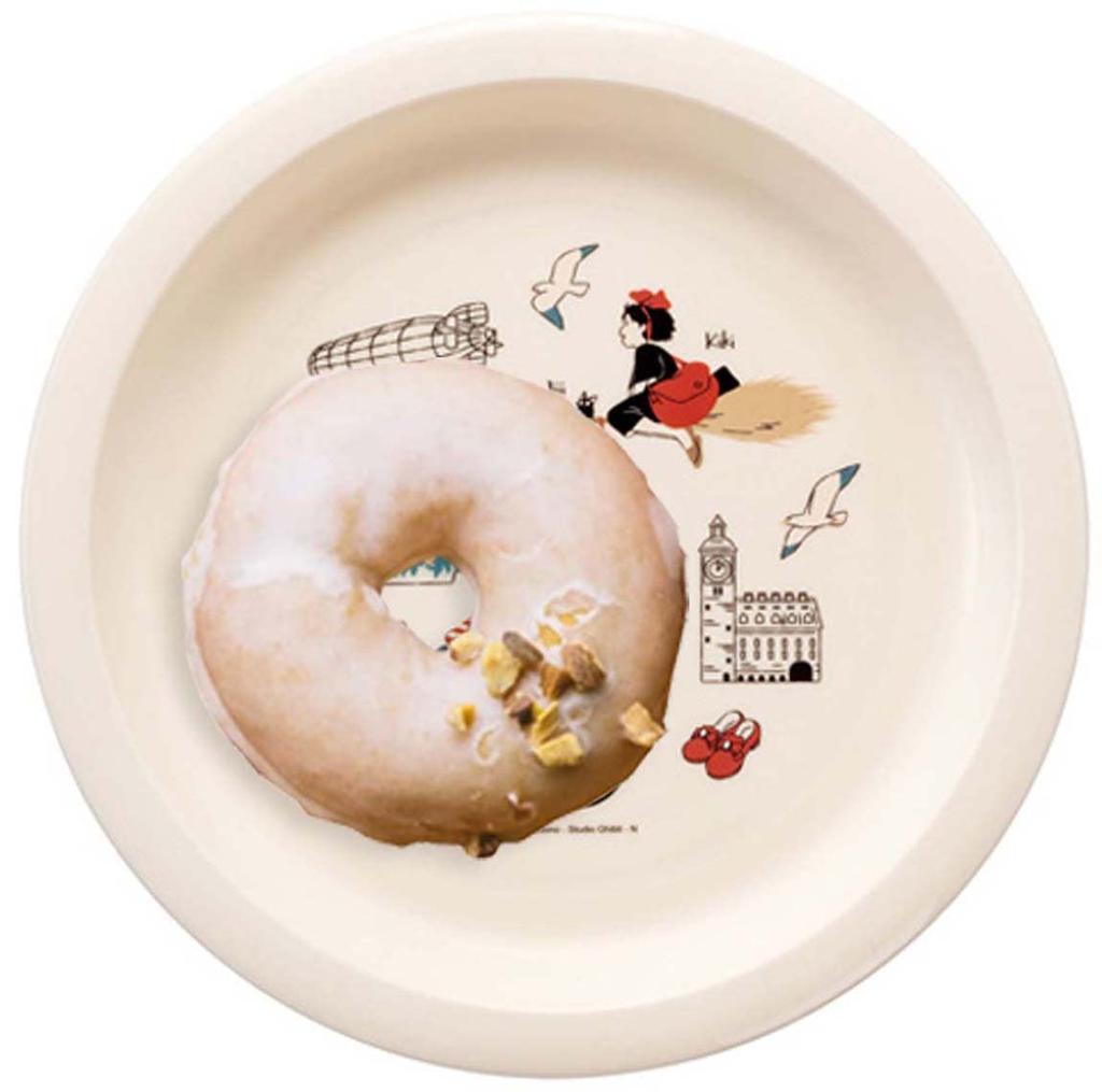 Skater Plate Set of 4 Plastic Plate 21cm Delivery Service 23 Studio Ghibli Made in Japan Kiki's P5P-A