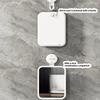 Espejos de Ducha con Ventosa Espejos de Pared para Afeitar Espejo Cosmético de Belleza para Mujeres Accesorios de Baño Duradero