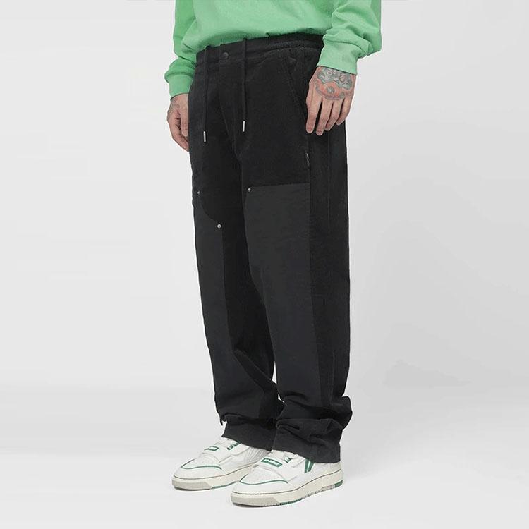 Li-Ning Badfive Sichuan Straight-Leg Loose Casual Pants Men Bottoms Black AKXR633-2