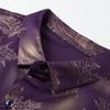 Slim Fit Autumn Men Top All Match Polyester Lapel Collar Male Dress Shirt