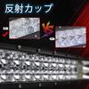 300W LED Work Beam IP68 Waterproof LED Work LED Square for General Purpose Work Exterior Deck Agricultural Auxiliary Spotlight 42-inch Light, Curved,