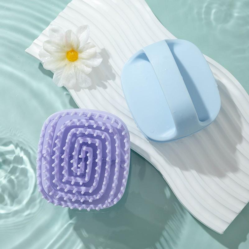 

Silicone Scalp Massage Shampoo Brush for Dry & Wet Use