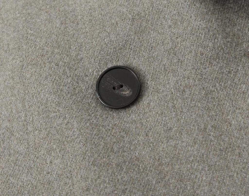 Europäischer & Amerikanischer Stil Herbst Damen Wollkurzmantel mit doppelter Knopfleiste