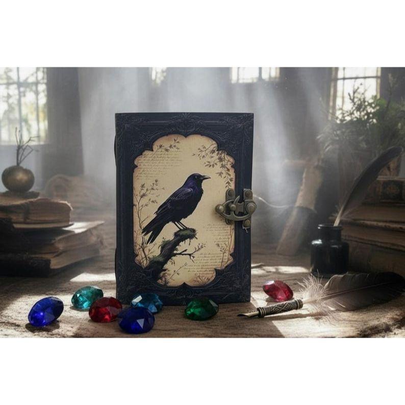 

Журнал из кожи: Готический Гримуар, Книга Теней ручной работы 7 x 5 in - 100 page