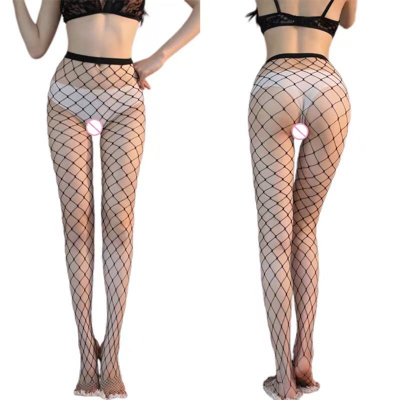 Fishnet Stockings Black Stockings Women Autumn and Winter Sexy Black Pantyhose Mesh