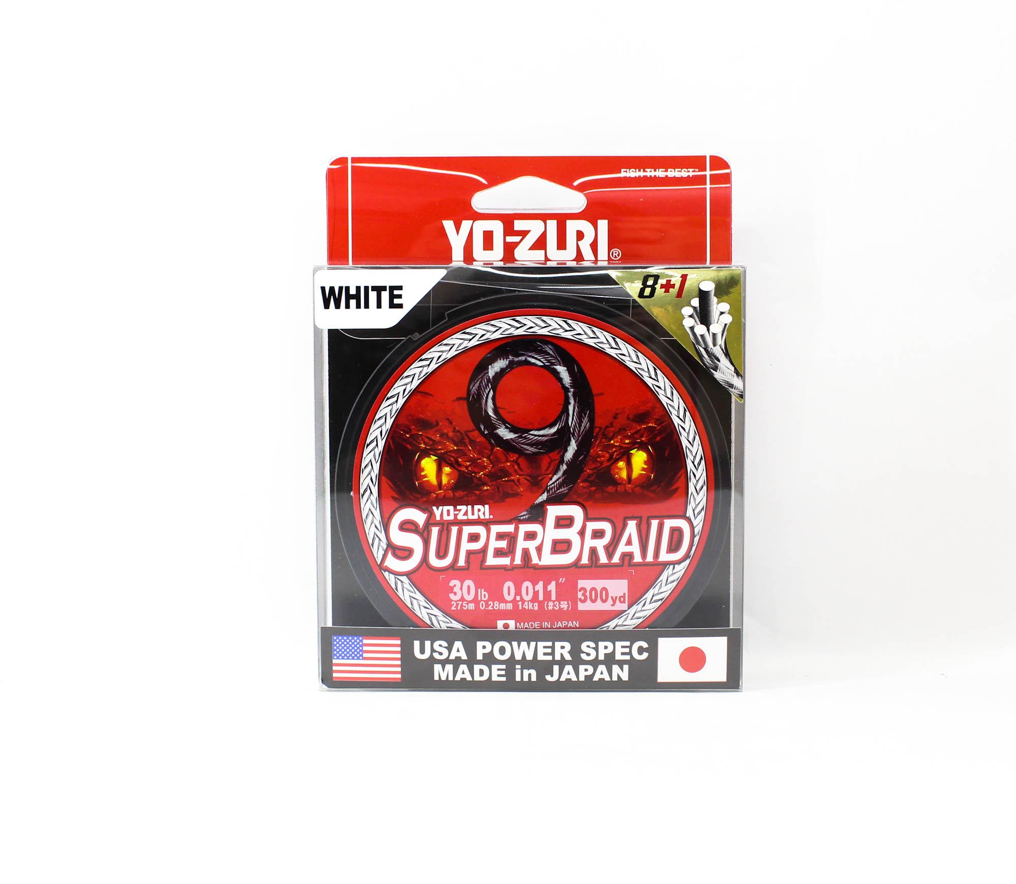 

Yo Zuri Duel P.E Line Super Braid 9 300YDS 30lbs (0.28mm) (0108) белый