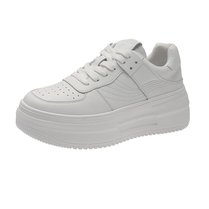 

Китайский стиль пустоши универсальный зарубежный стиль маффин низкий каблук повседневные кеды женская обувь 40 белый