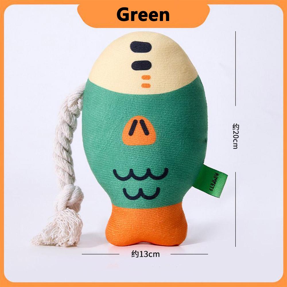 

Dog Toys Indestructible Dog Sound Squeaky Toys Animals Shape Pet Soft Plush Chew Molar Training Toy Puppy Bite Teeth Dental Toys зелёный